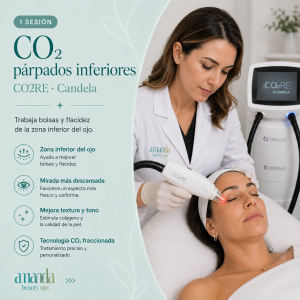 CO₂ párpados inferiores