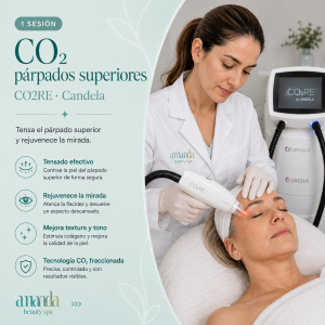 CO₂ párpados superiores
