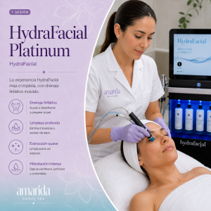 HydraFacial Platinum HydraFacial La experiencia HydraFacial más completa, con drenaje linfático incluido.