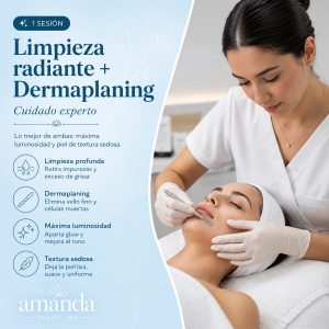 Limpieza radiante + Dermaplaning